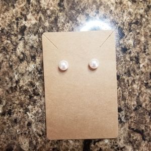 Pearl Stud Earrings